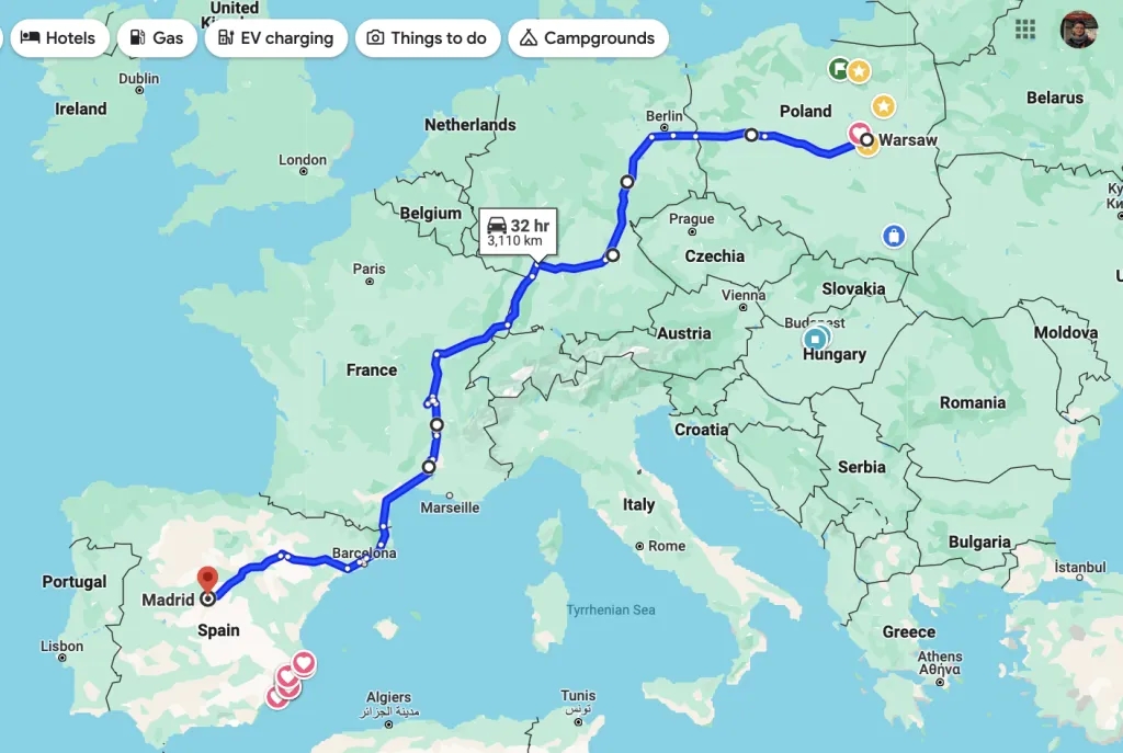 Ile godzin trwa podróż autokarem do Hiszpanii? Sprawdź szczegóły!